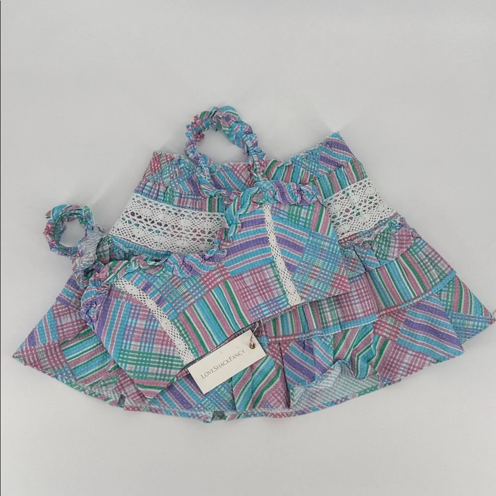LoveShackFancy Candyland Mireya Bralette & Corbette Skirt Set NWT - Picture 8 of 12